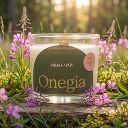 Соевая свеча Иван-чай 100 мл. Цветочная поляна